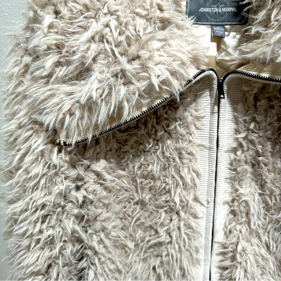 Johnston & Murphy faux fur shag coat - Picture 5 of 8
